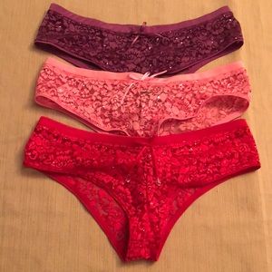 Victoria’s Secret Sexy Little Things Panties - 3 pairs